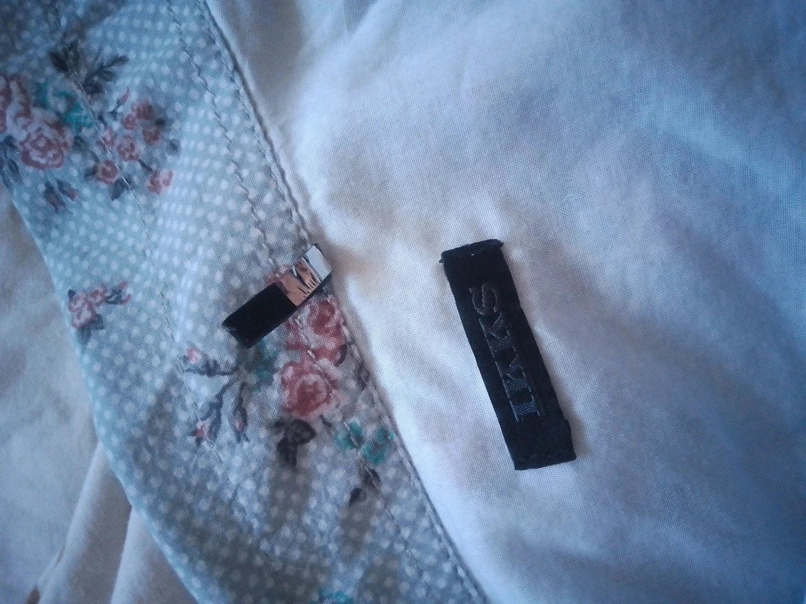 Tunique Chemise coton et fleur IKKS XS – photo 8